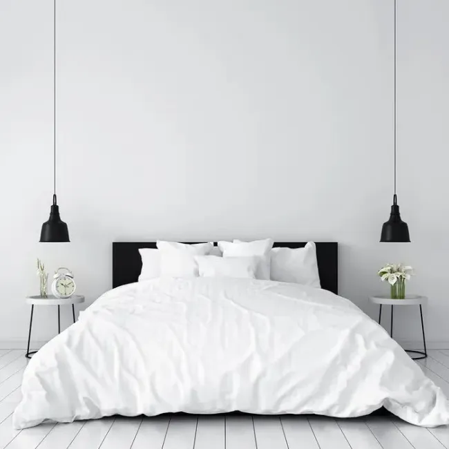 Nice White King Sheet Set (Flat, Fitted, Two King Pillowcases)
