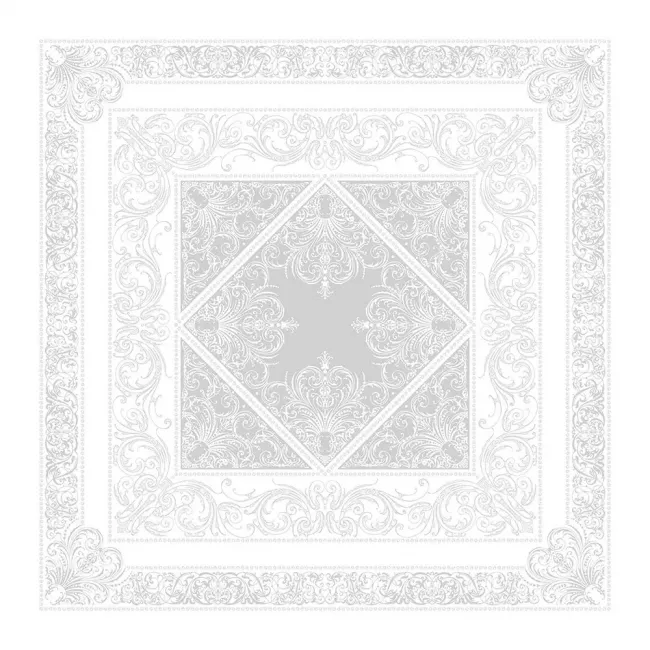 Alexandrine Snow Organic Cotton Tablecloth 69" x 120"