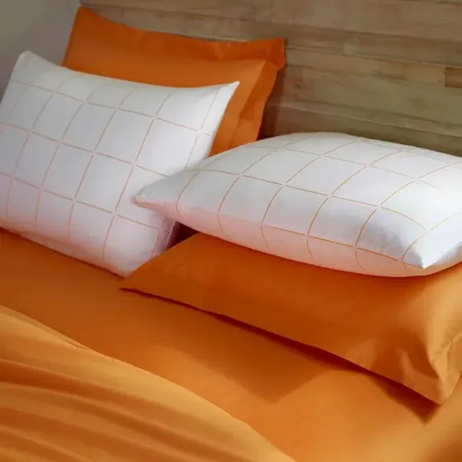 Vendee Tangerine Std/Queen Two Pillow Shams