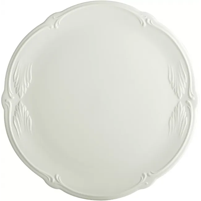Rocaille White Cake Platter 13 7/16" Dia
