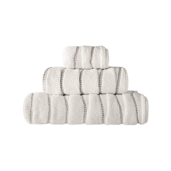 Opera Zero Twist Cotton/Linen 700-Gram Bath Towels White