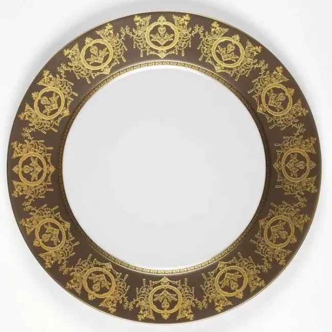 Ritz Imperial Bronze/Gold Rim Soup Plate 23.5 Cm 17 Cl (Special Order)