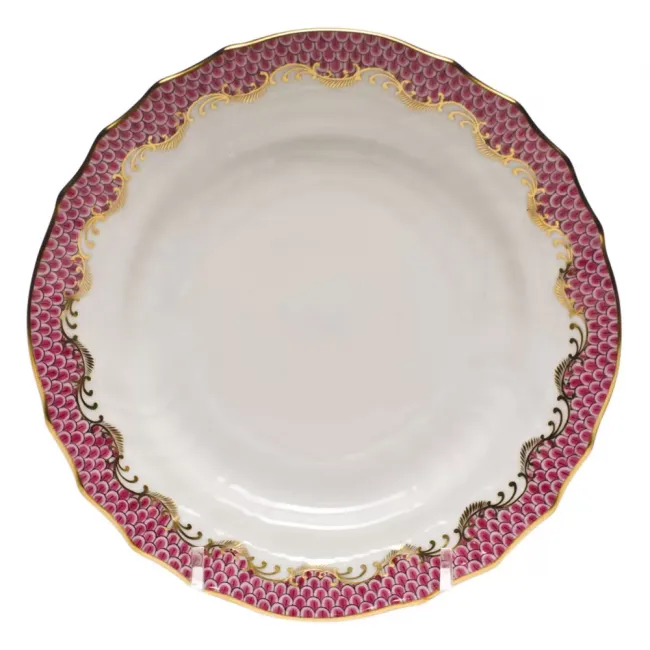 Fish Scale Pink Bread And Butter Plate 6 in D