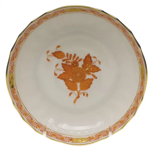 Chinese Bouquet Rust Canton Saucer 5.5 in D