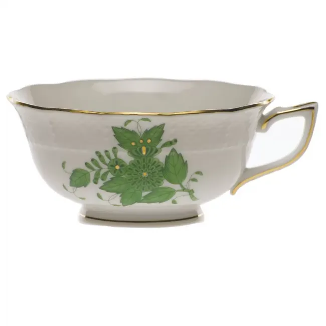 Chinese Bouquet Green Tea Cup 8 Oz