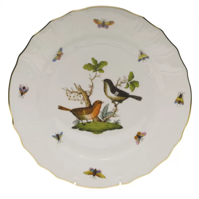 Rothschild Bird Motif 05 Multicolor Dinner Plate 10.5 in D