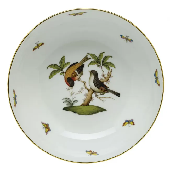 Rothschild Bird Multicolor Medium Bowl 9.5 in D