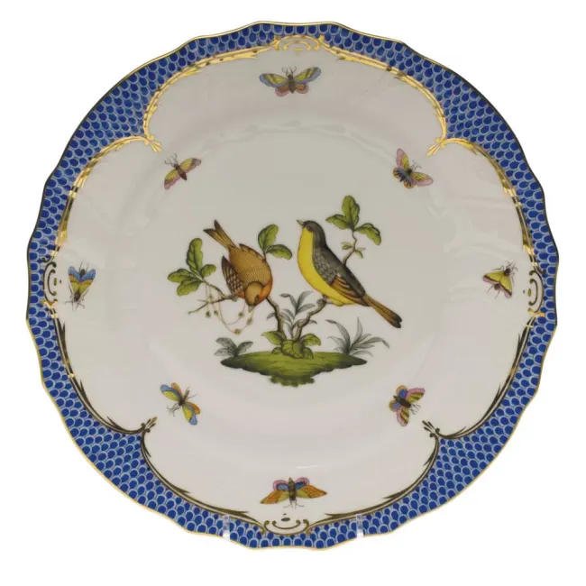 Rothschild Bird Motif 07 Multicolor Dinner Plate 10.5 in D