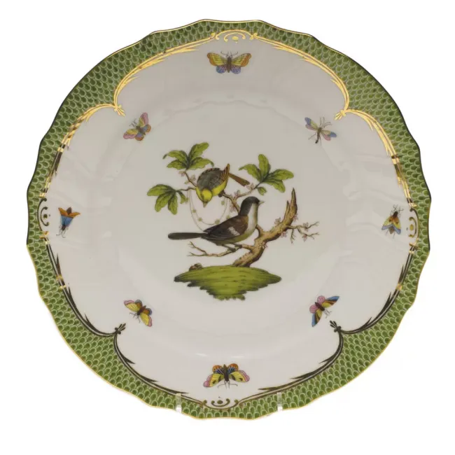 Rothschild Bird Motif 01 Multicolor Dinner Plate 10.5 in D