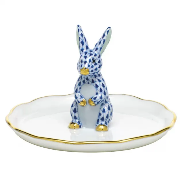 Bunny Ring Holder Sapphire 2.25 in H X 4 in D