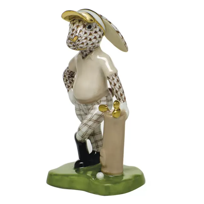 Golf Bunny Chocolate 2.25 in L X 4.25 in H