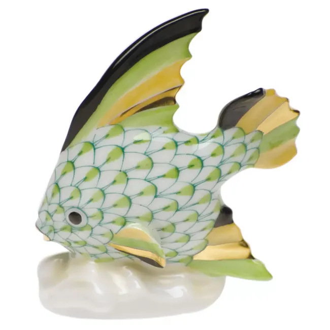 Fish Table Ornament Key Lime 2.5 in H