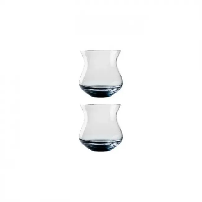 Water Glass Midnight Blue 2X Round 3.4" High 3.5" 180Ml 6Oz (Special Order)