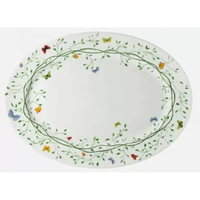 Wing Song/Histoire Naturelle Oval Dish/Platter 16.1417 x 11.811 in.