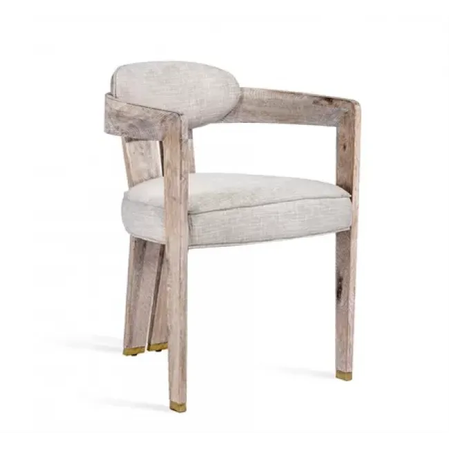 Maryl II Dining Chair, Cream Linen