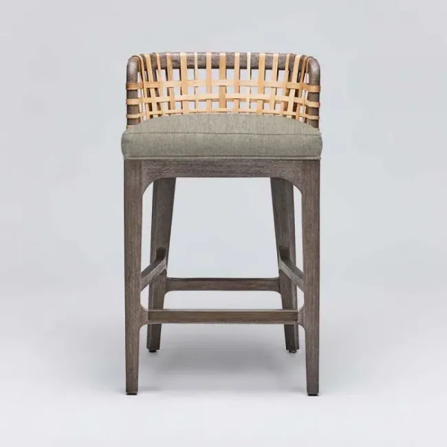 Palms Counter Stool Grey Ceruse/Fawn