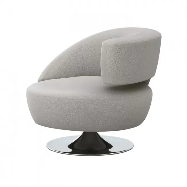 Isabella Right Swivel Chair, Grey