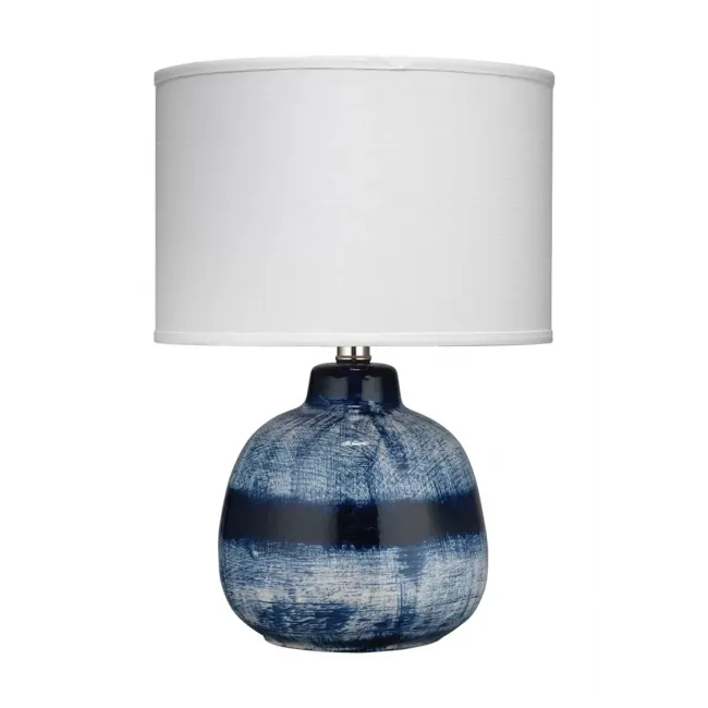 Batik Table Lamp Blue/White