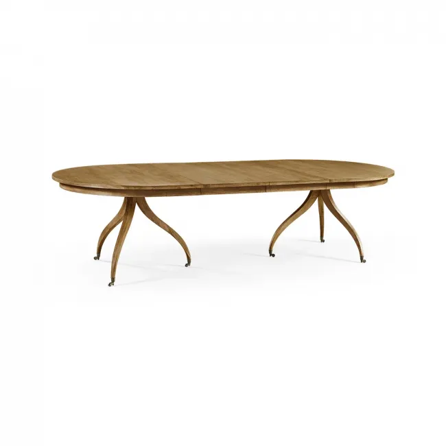Timeless Solar Spider Leg Dining Table in Sun Bleached Cherry