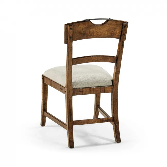 Casual Accents Country Walnut Planked Side Chair