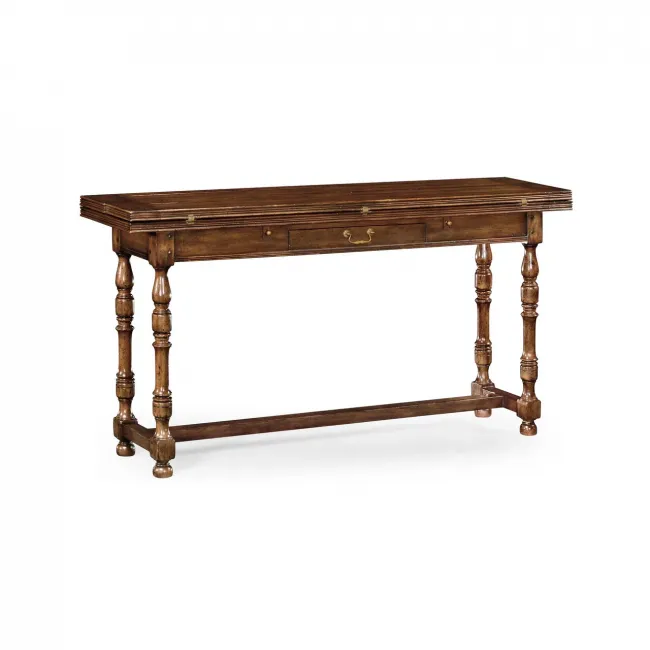 Casual Accents Small Walnut Hunt Table