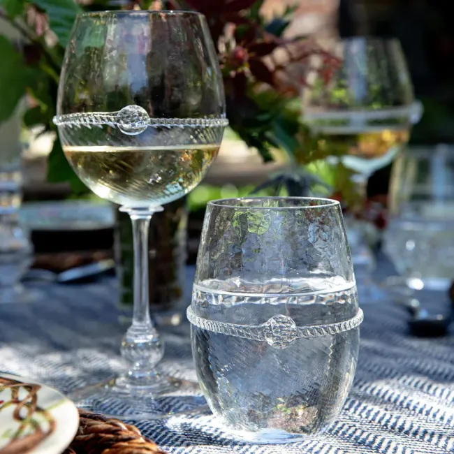 Amalia Stemless White Wine Glass Set/4