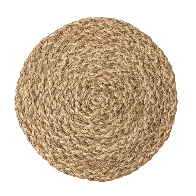 Woven Straw Natural Placemat 16.25"L, 16.25"W, 0.25"H