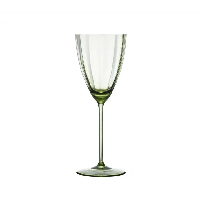 Luna Green Wine Glass