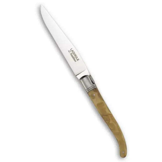 Alain Saint Joanis | Palace Steak Knives / Olivewood - Set 6 in Deluxe Box Olive by FX Dougherty Home & Gift