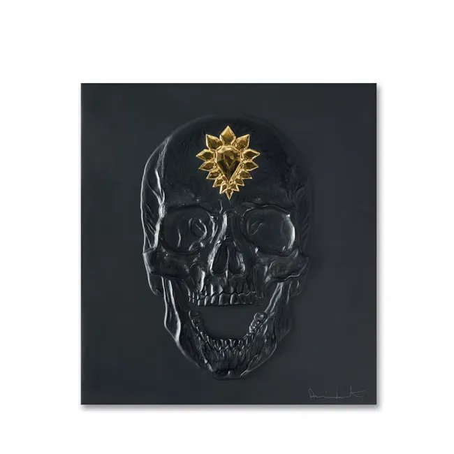 Eternal Memento Panel, Limited Edition (50 Pieces), Black Crystal And Gold Stamped (Special Order)