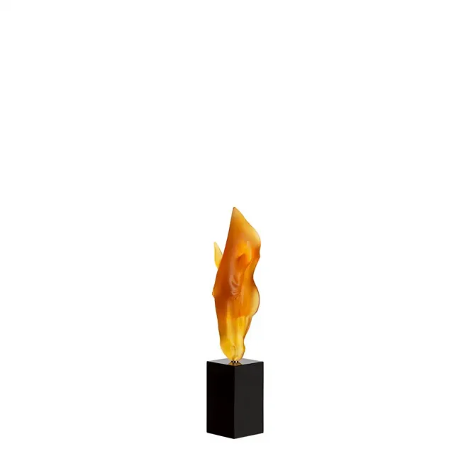 Still Water Sculpture By Nic Fiddian Green & Lalique, 2021, Amber Crystal