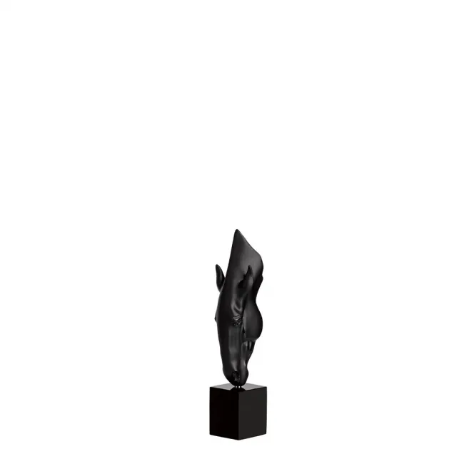 Still Water Sculpture By Nic Fiddian Green & Lalique, 2021, Black Crystal