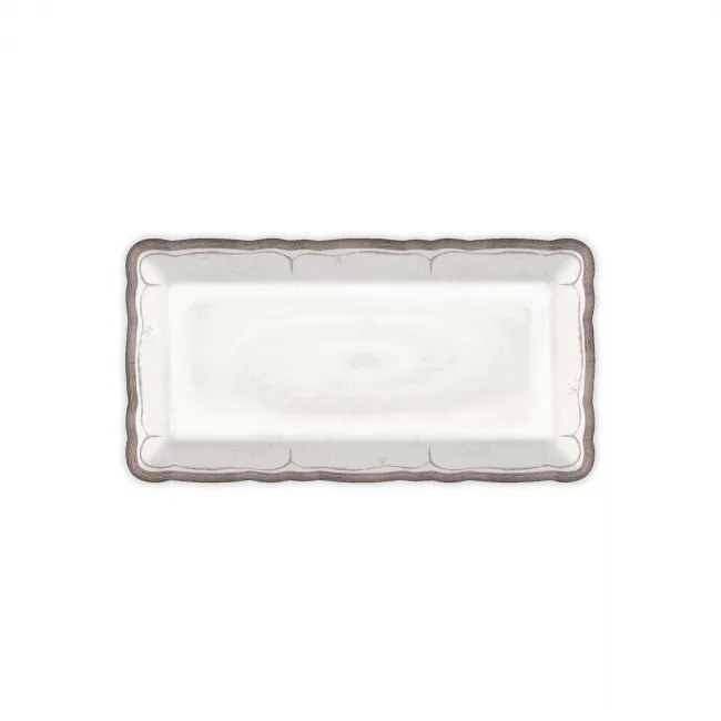 Rustica Antique White Melamine 10" X 5" Biscuit Tray