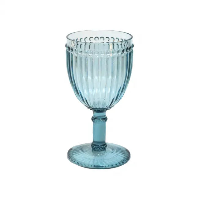 Milano Polycarbonate Teal Wine Glass 12 Oz