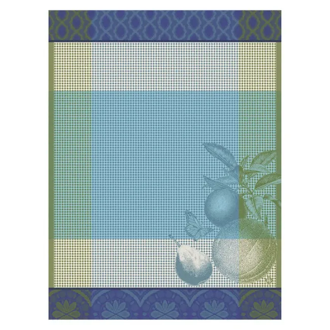 Arriere-Pays Blue Hand Towel 24" x 31"