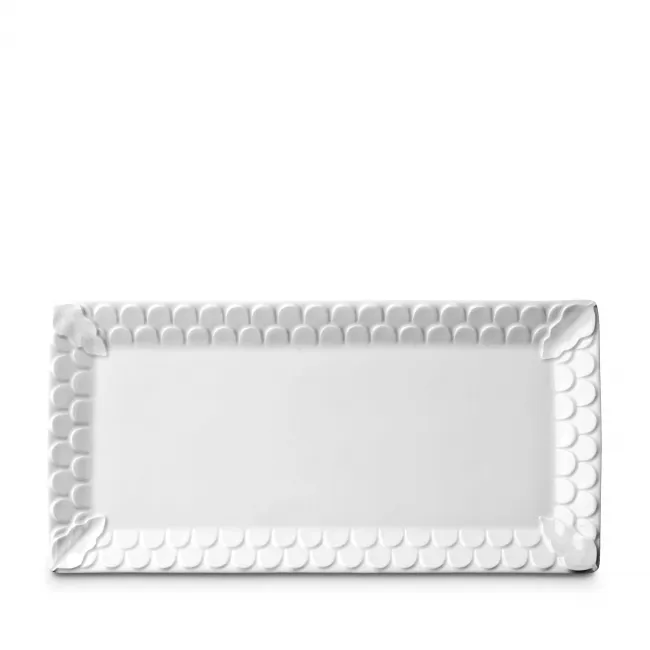 Aegean White  Rectangular Platter 15.5 x 7.5"