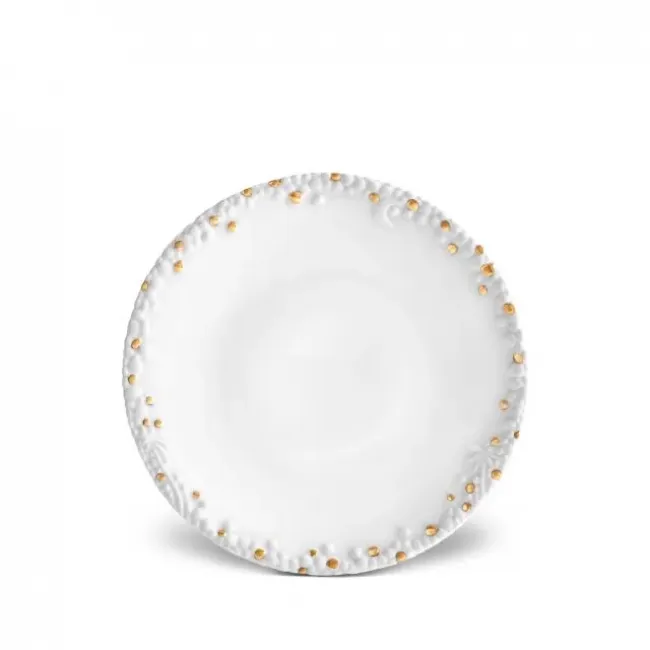 Hass Mojave White + Gold Dessert Plate 8.5" - 22cm