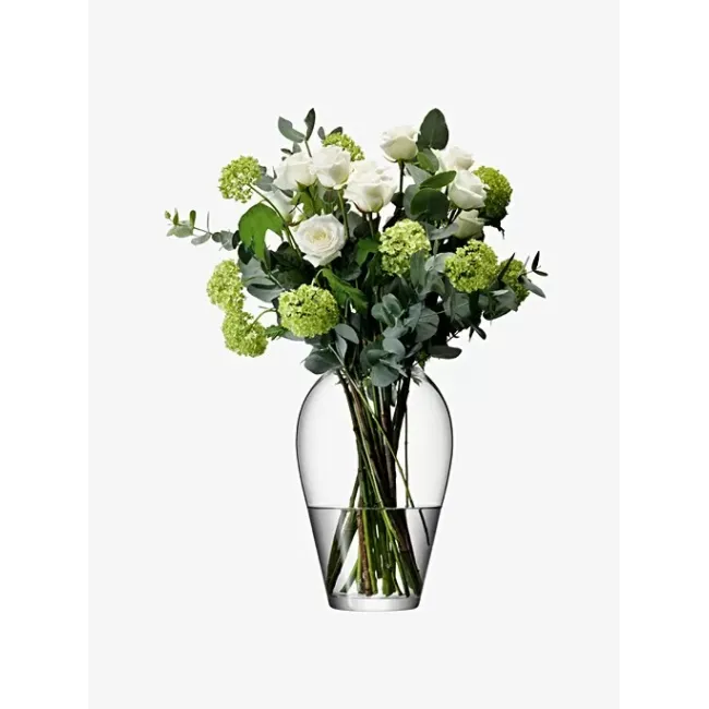 LSA Flower Clear Tall Stem Vase 29cm