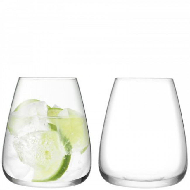 Wine Culture Water Glass 20 oz Clear, Set of 2