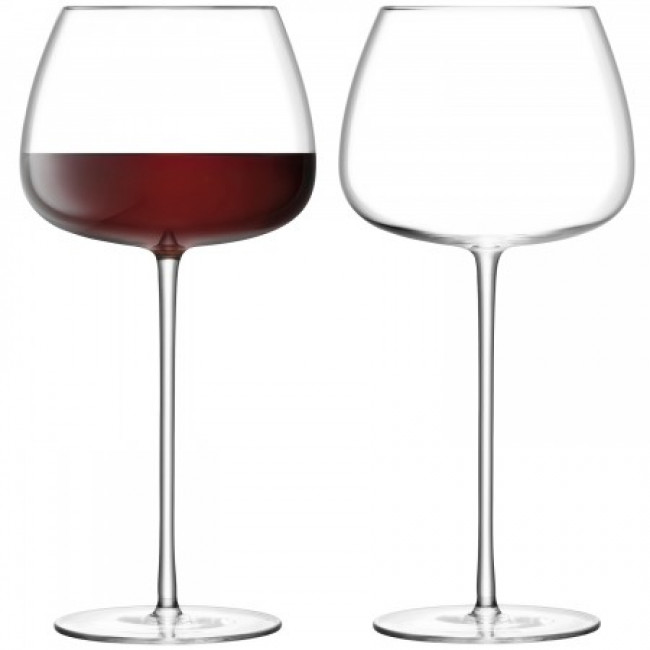 Wine Culture Red Wine Balloon Glass 20 oz Clear, Set of 2