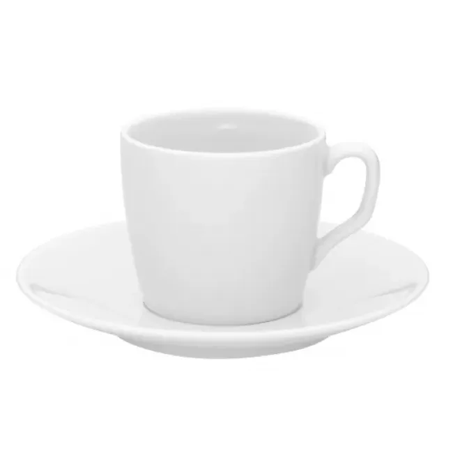 White Espresso Cup & Saucer 05 L