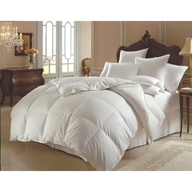 Himalaya 800+ Fill Siberian White Goose Down Queen All-Year Comforter 86 x 86 33 oz