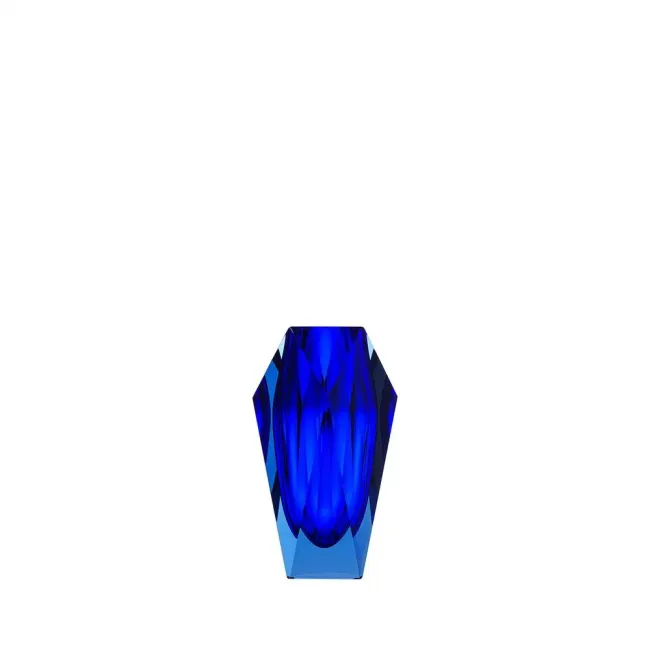 Gema Underlaid Vase Aquamarine Blue 13 Cm