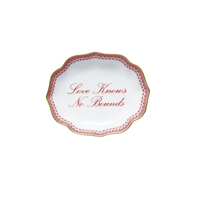 Love Knows No Bounds ….Ring Tray 5.75"