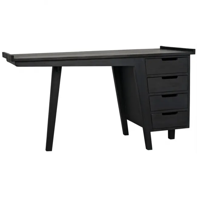 Kennedy Desk, Charcoal Black
