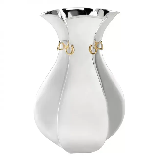 Corolles Vase Sterling Silver Gilt