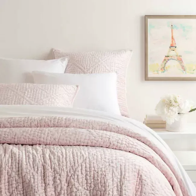 Parisienne Velvet Slipper Pink Bedding