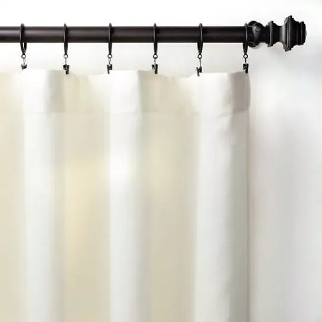 Lush Linen Ivory Curtain Panel 55"x84"