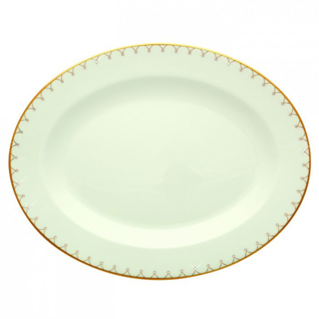 Princess Gold Oval Platter 14 in