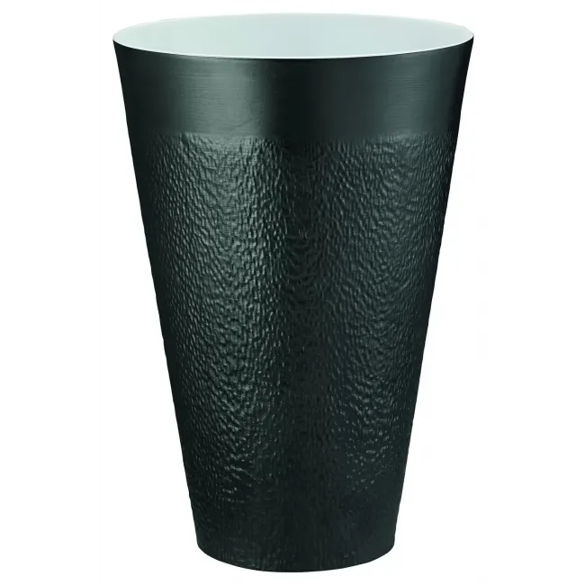 Mineral Irise Black Vase Rd 3.31" in a gift box